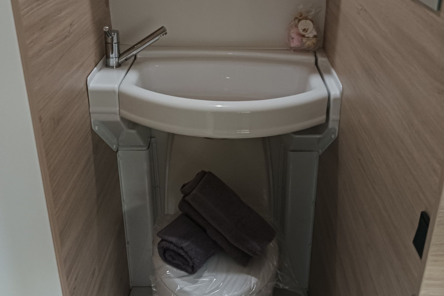 Aseo con WC y lavabo